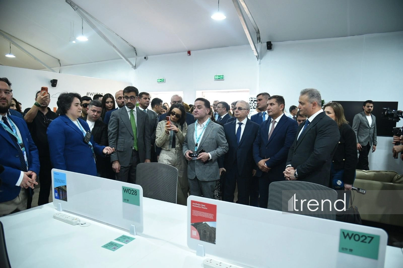 Media representatives inspect final work ahead of WUF13 (PHOTO)