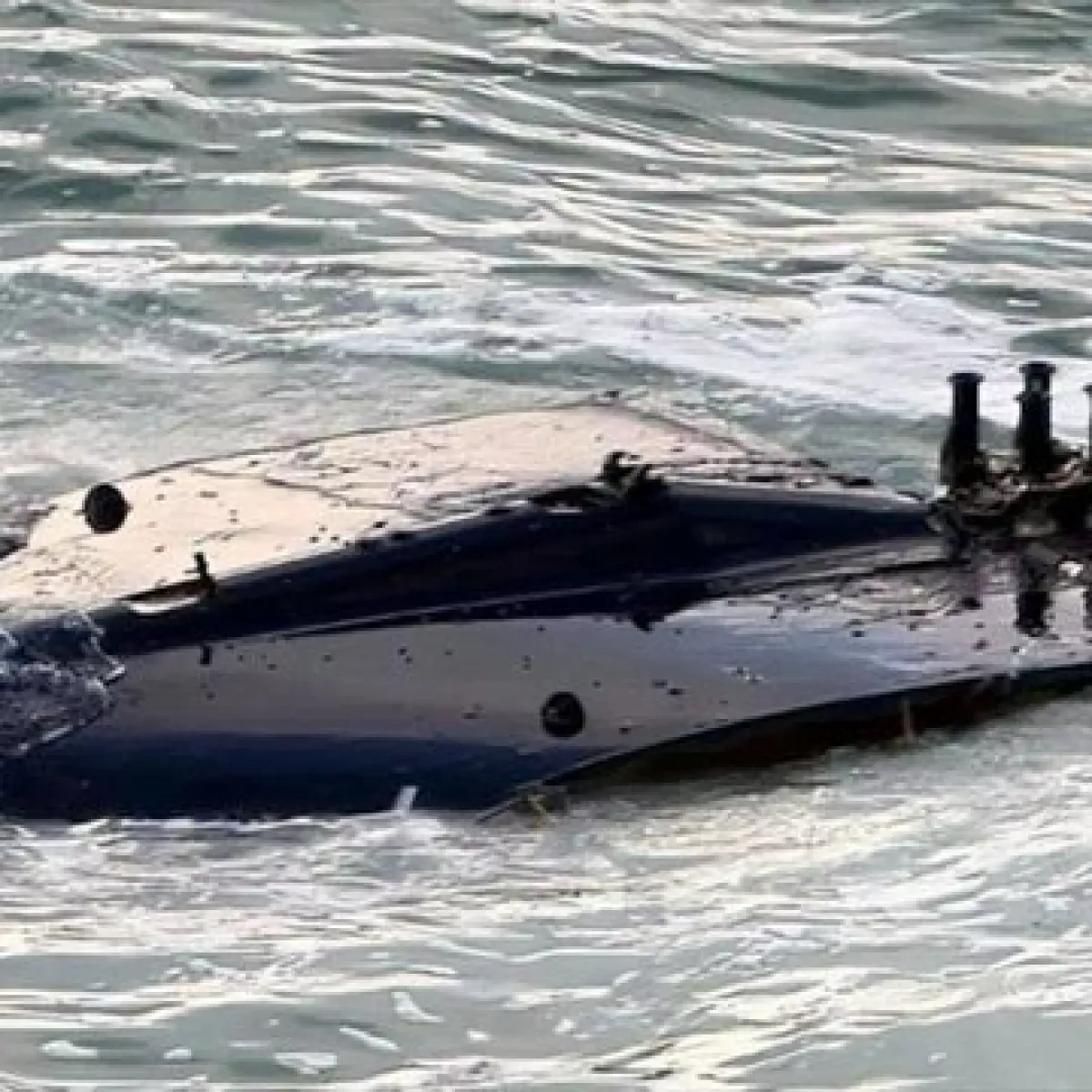 Unidentified drone found off Türkiye’s Black Sea coast PHOTO