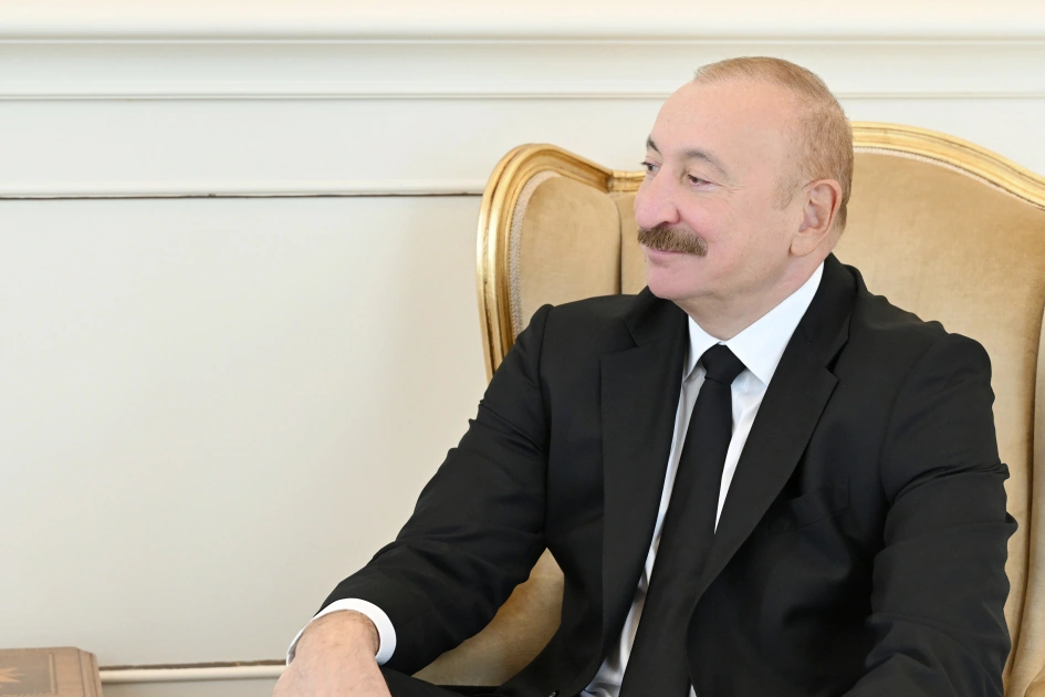 President Ilham Aliyev presents “Istiglal” Order to Farhad Khalilov