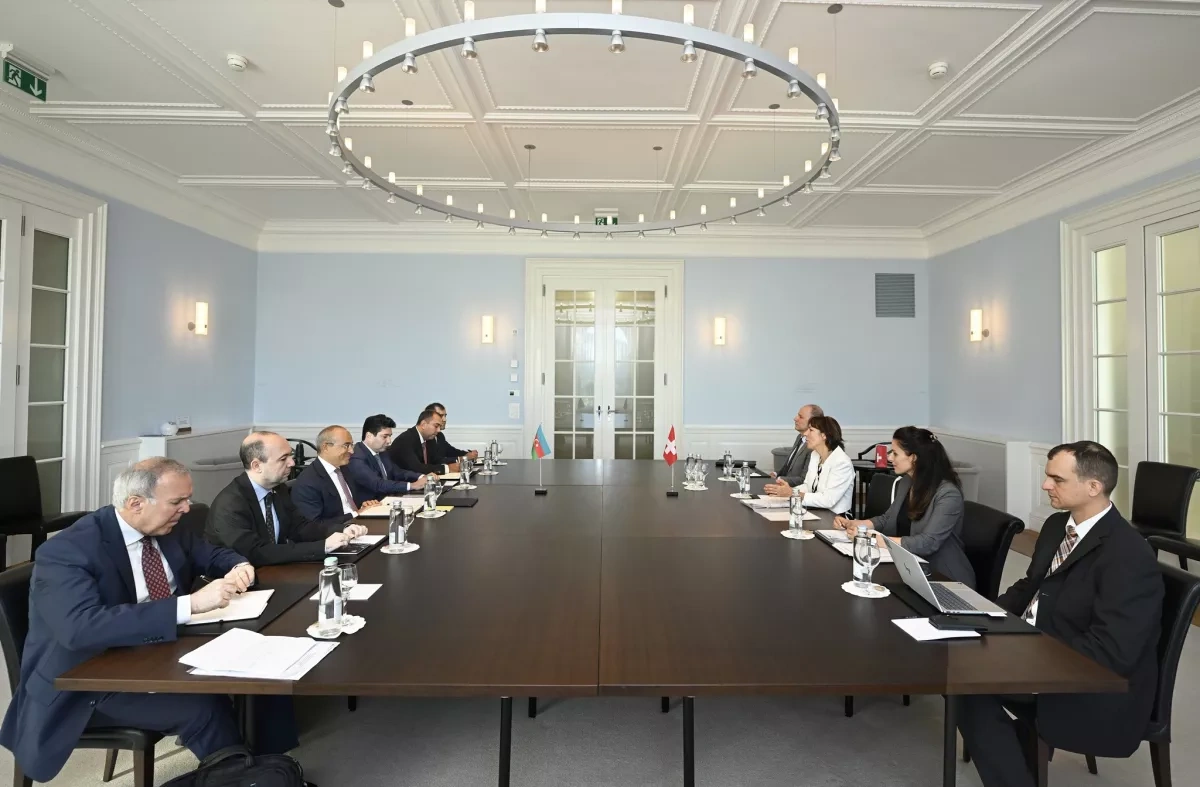 Azerbaijani minister discusses economic ties with Switzerland