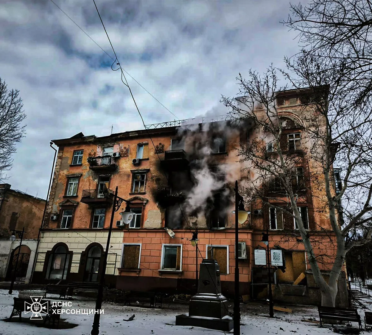 Russian attacks on Kherson leave one dead, several injured PHOTO/UPDATED