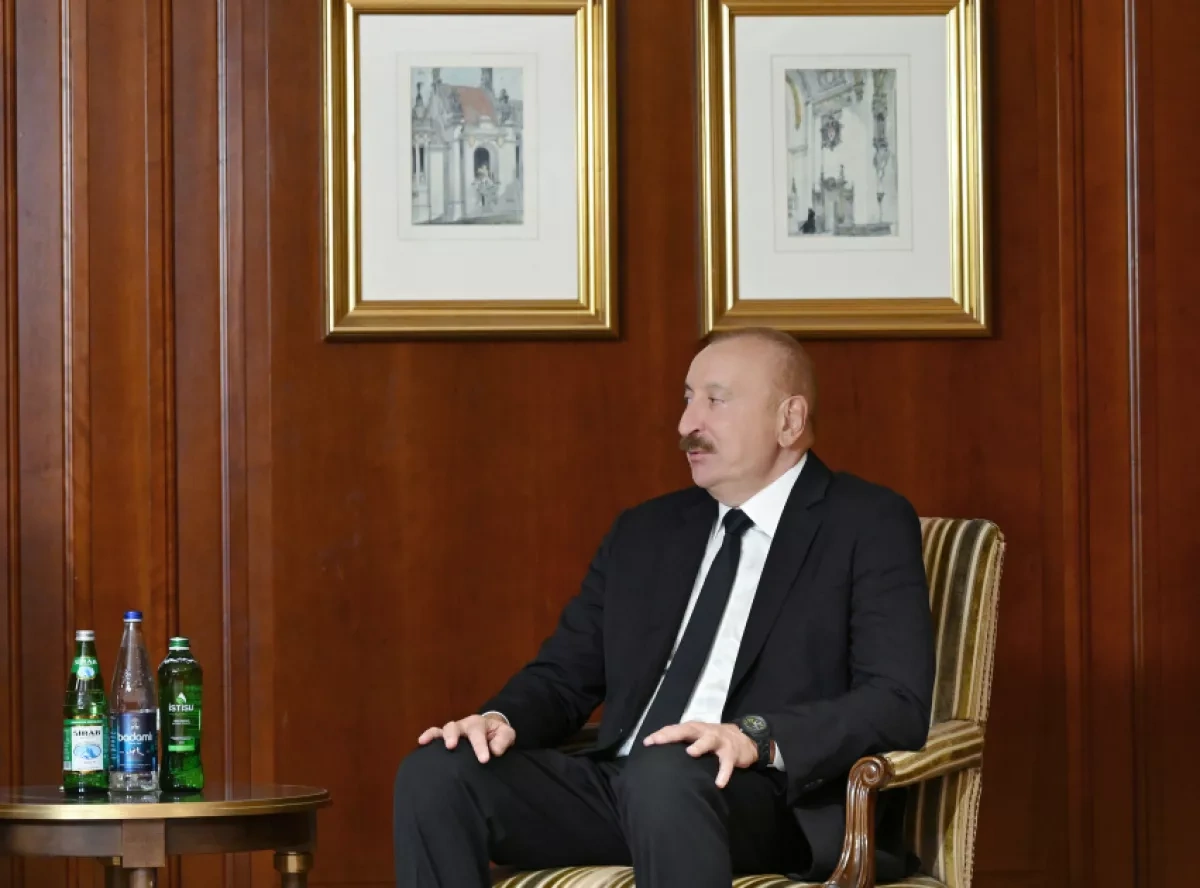 President Aliyev, German business leader discuss energy, transport, smart agriculture cooperation PHOTO