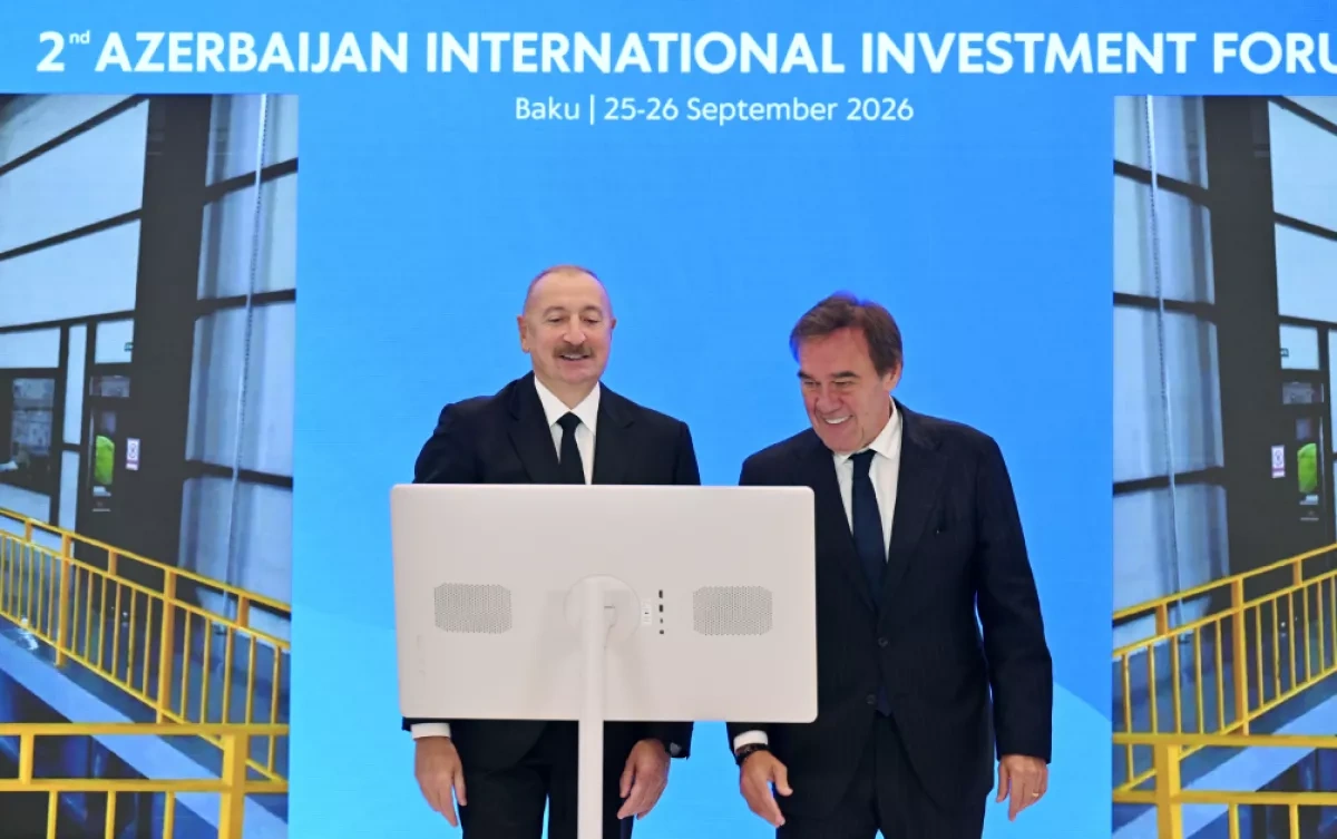 Azerbaijan lays foundation for textile cluster, launches hydropower plant PHOTO