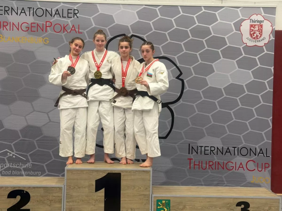 Azerbaijan female judokas win six medals at Thuringia Cup in Germany PHOTO