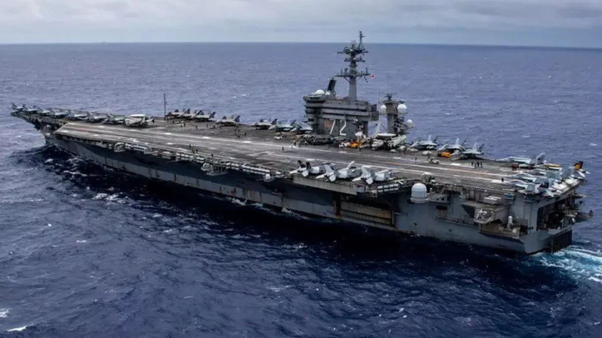 US aircraft carrier enters CENTCOM area in Middle East Amid Iran tensions