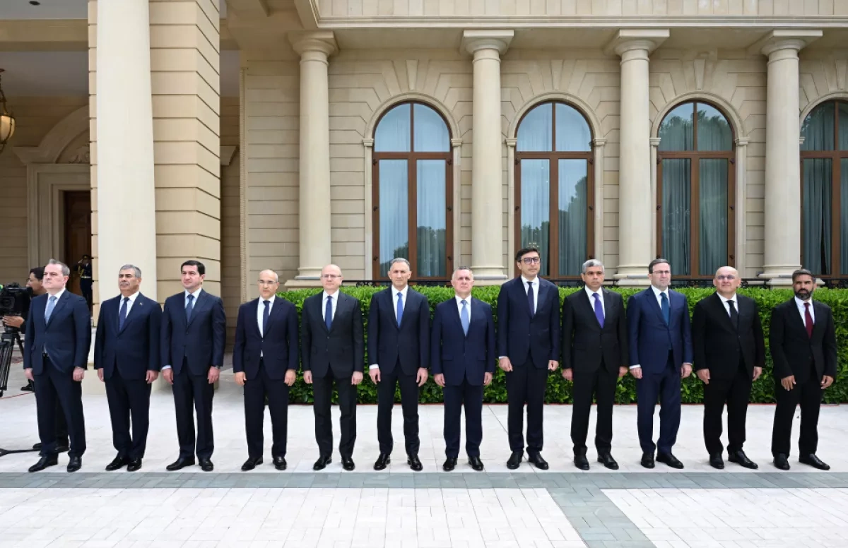 Azerbaijan hosts formal welcome ceremony for Turkmen president PHOTO