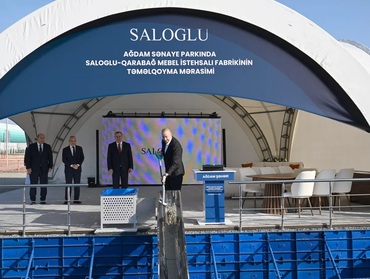 Azerbaijani president reviews new industrial projects in Aghdam PHOTO / Updated