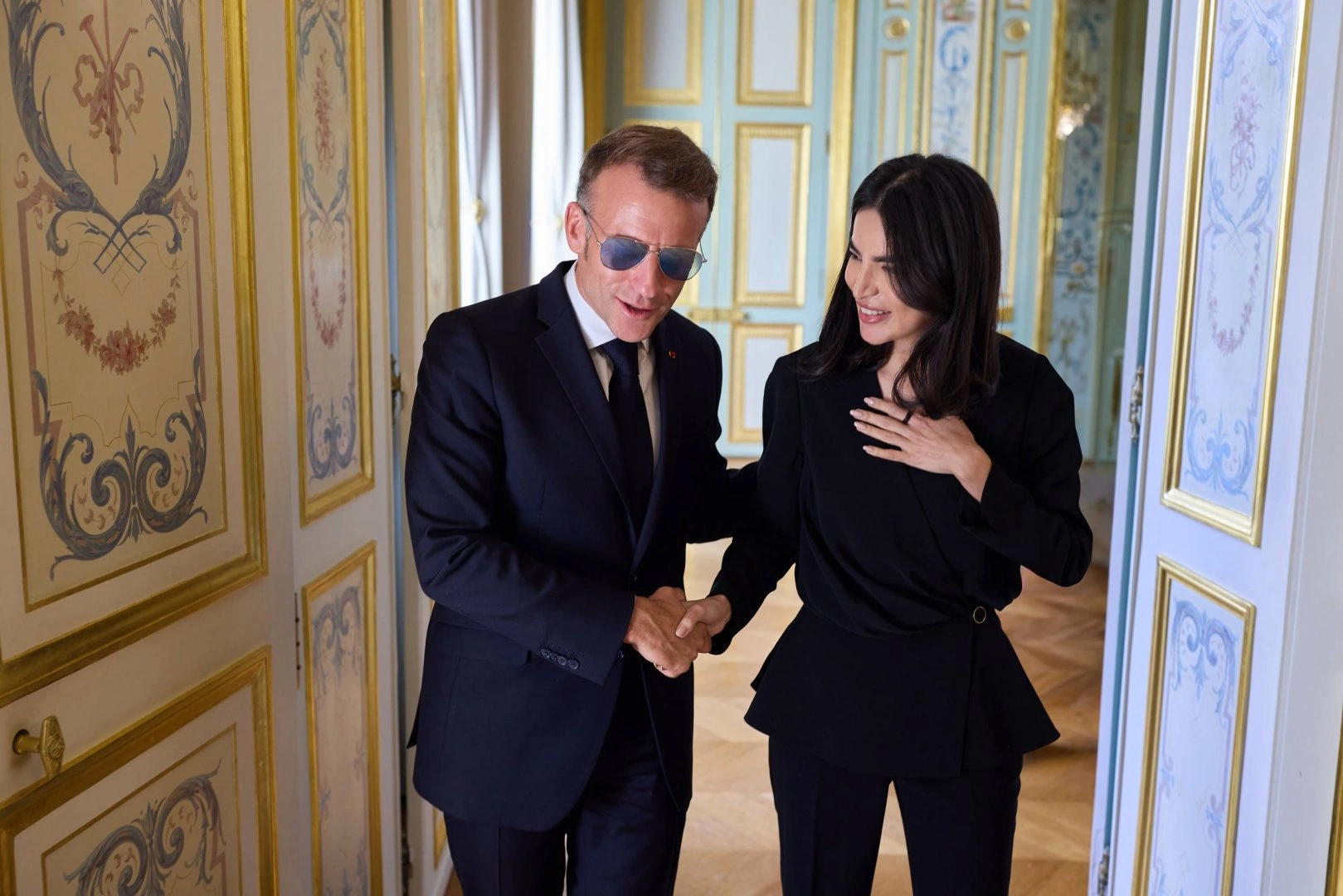 Emmanuel Macron receives Saida Mirziyoyeva as Uzbekistan-France ties deepen