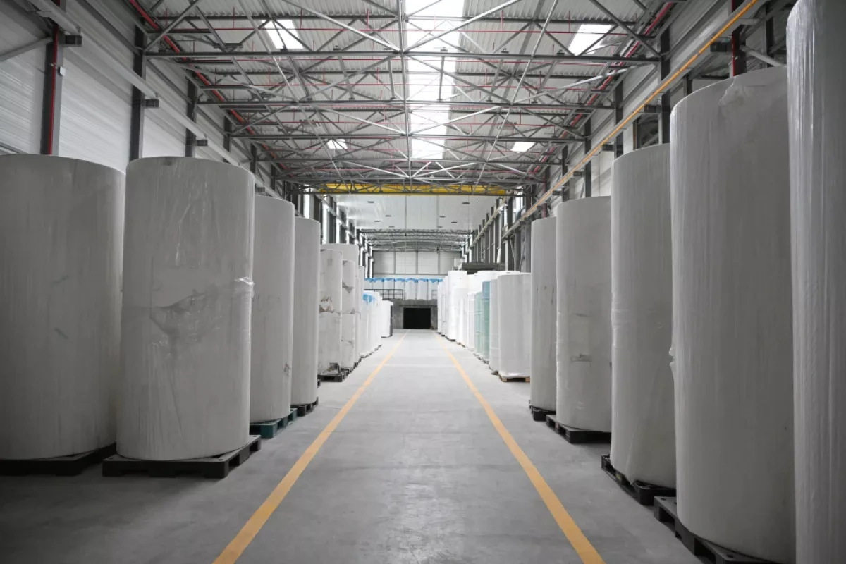 Azerbaijani president opens high-tech paper, hygiene products plant in Baku PHOTO