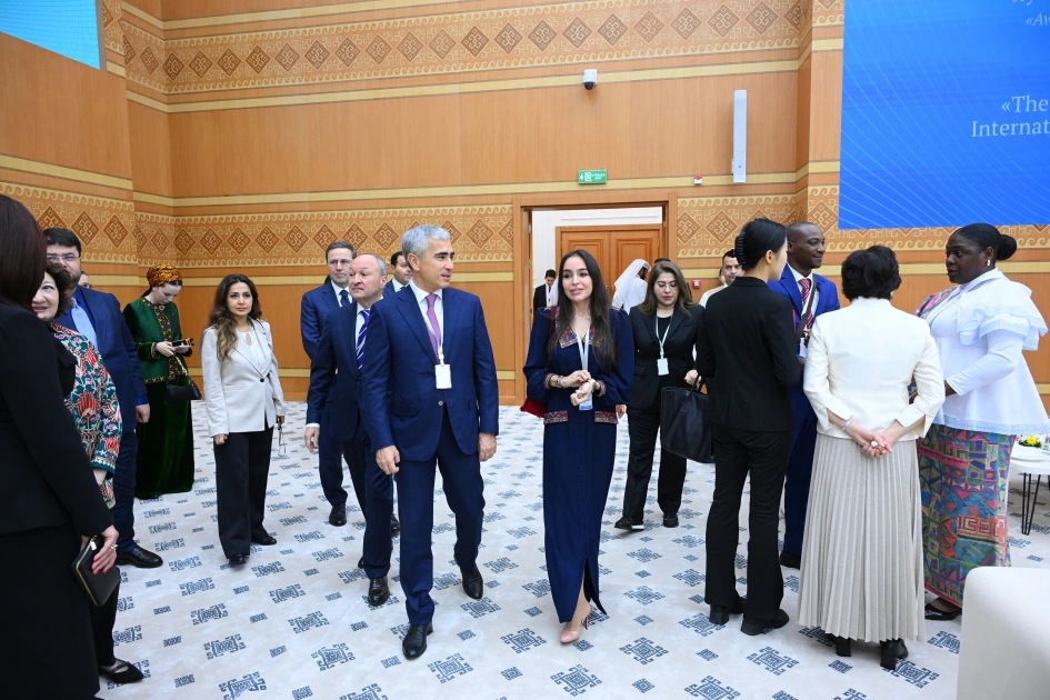 Heydar Aliyev Foundation VP Leyla Aliyeva participates in international conference in Turkmenistan (PHOTO)