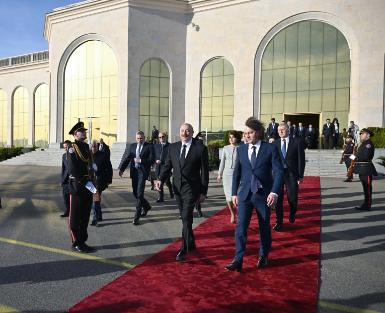 President Ilham Aliyev concludes state visit to Georgia (PHOTO)