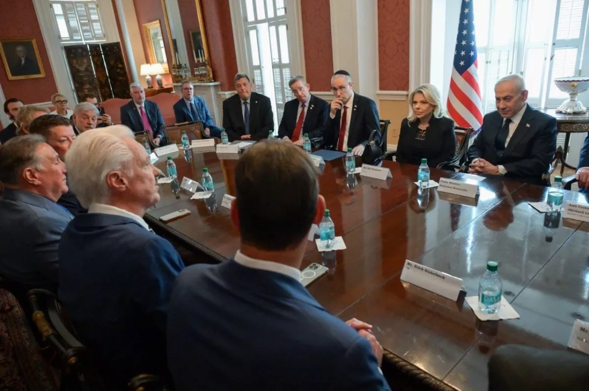 Netanyahu urges evangelical leaders to fight antisemitism at Washington meeting PHOTO