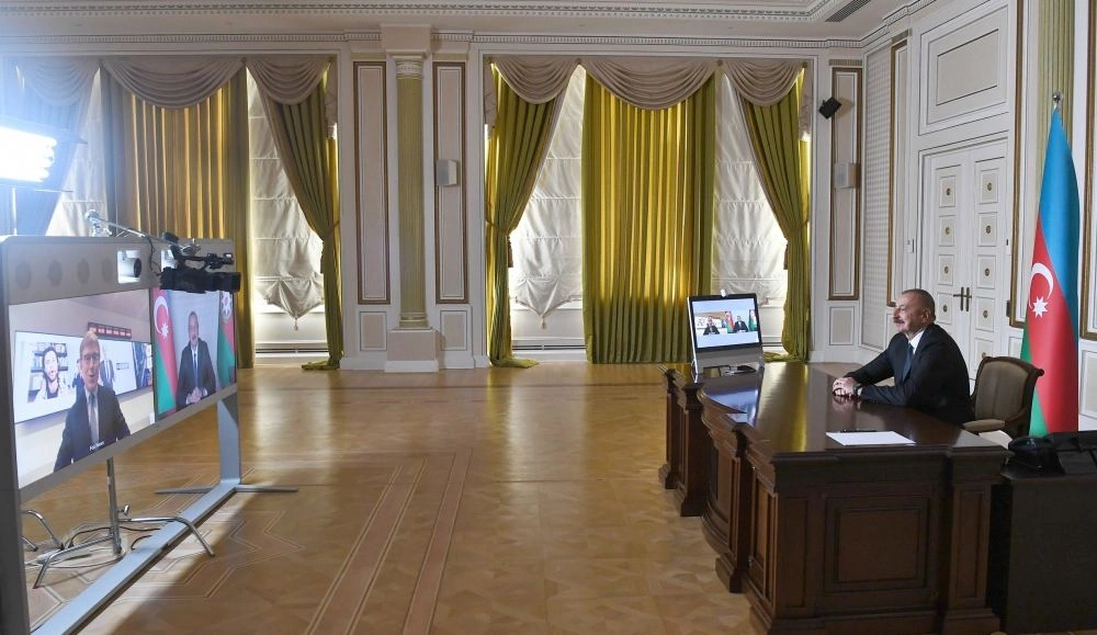 Chronicles of Victory: President Ilham Aliyev gave interview to US Fox News TV channel on October 25, 2020 (PHOTO/VIDEO)