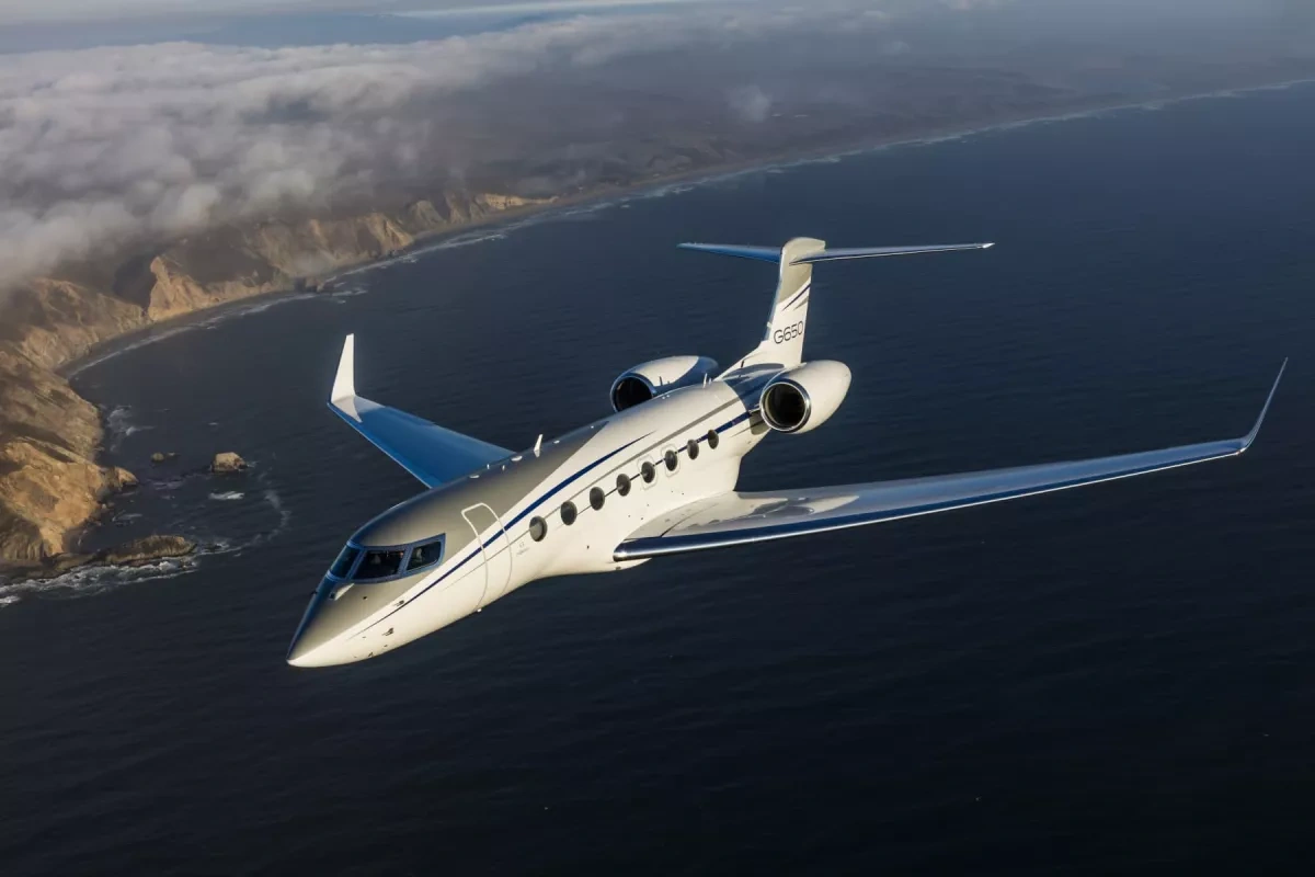 British business jet lands in China after crossing Russian airspace