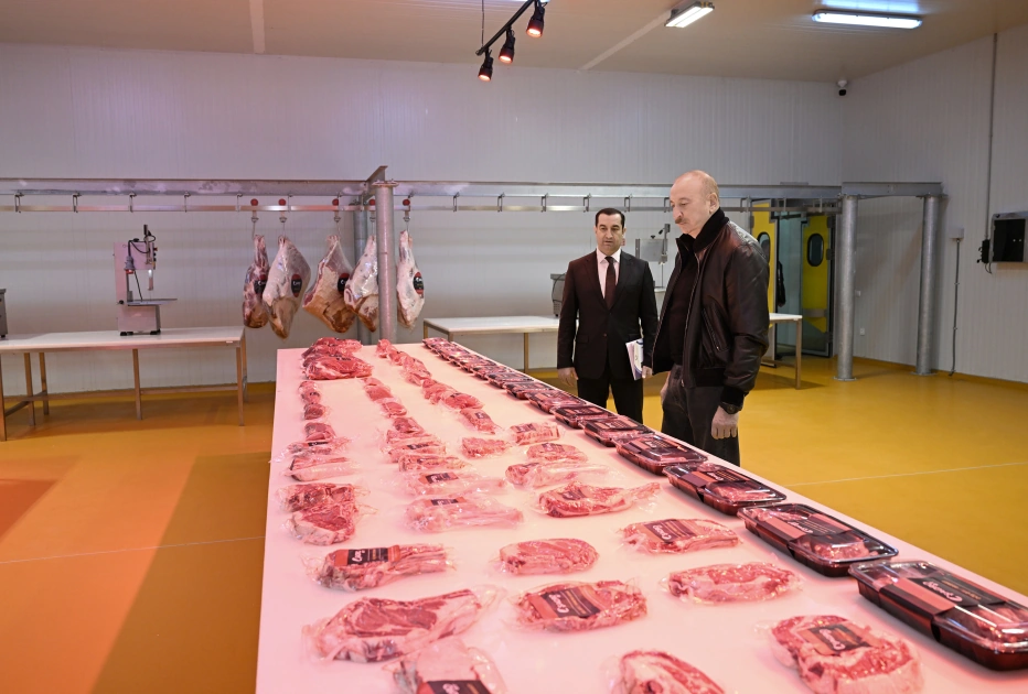 President Ilham Aliyev attends opening of Shirvan Agro livestock complex in Shamakhi (PHOTO)