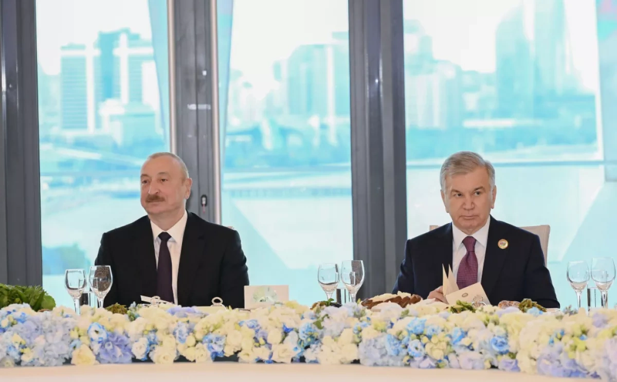 Azerbaijan’s president honours WUF13 leaders, delegations with official reception PHOTO