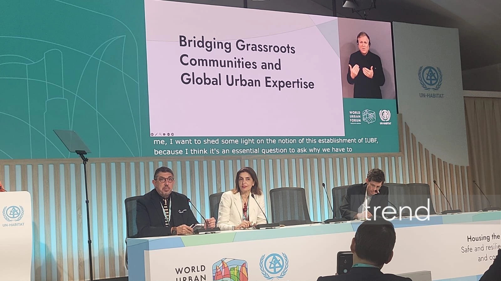 Panel on "Bridging Grassroots Communities and Global Urban Expertise" wraps up in Baku