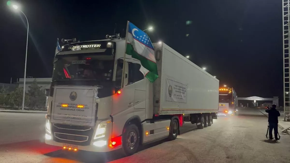 Second wave of Uzbek humanitarian aid reaches Iran