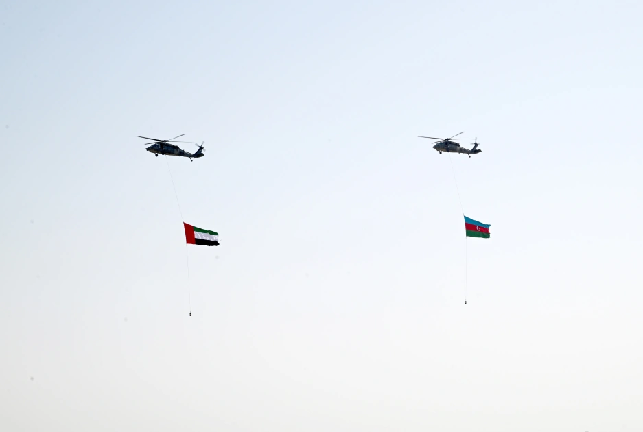 President Ilham Aliyev, and President of United Arab Emirates observe joint operational-tactical exercises 'Peace Shield - 2026' in Abu Dhabi (PHOTO)