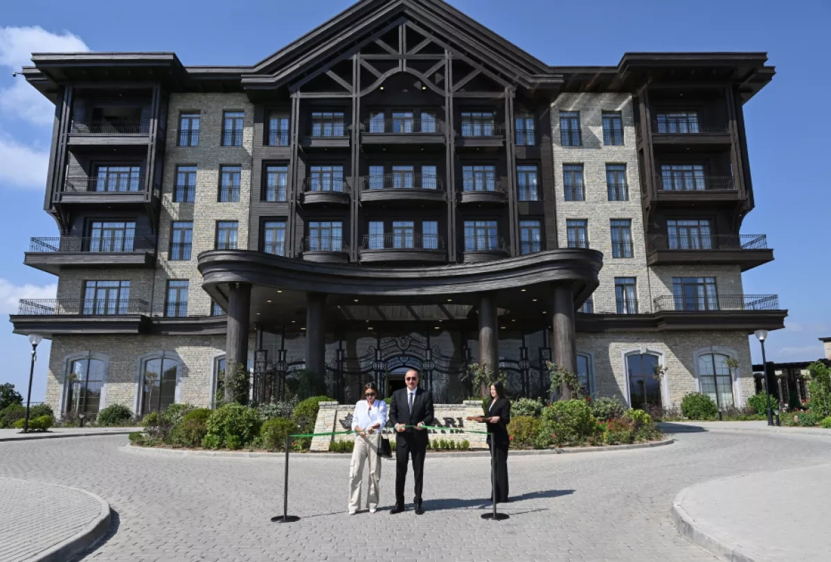 Azerbaijani first couple attend opening of Meysari Grand Hotel & SPA in Shamakhi PHOTO / UPDATED
