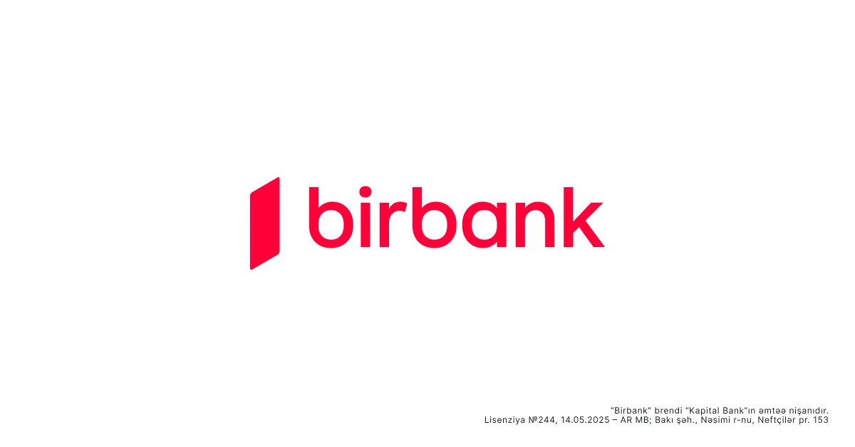 Birbank operations at 6 500 Milliön terminals are commission free