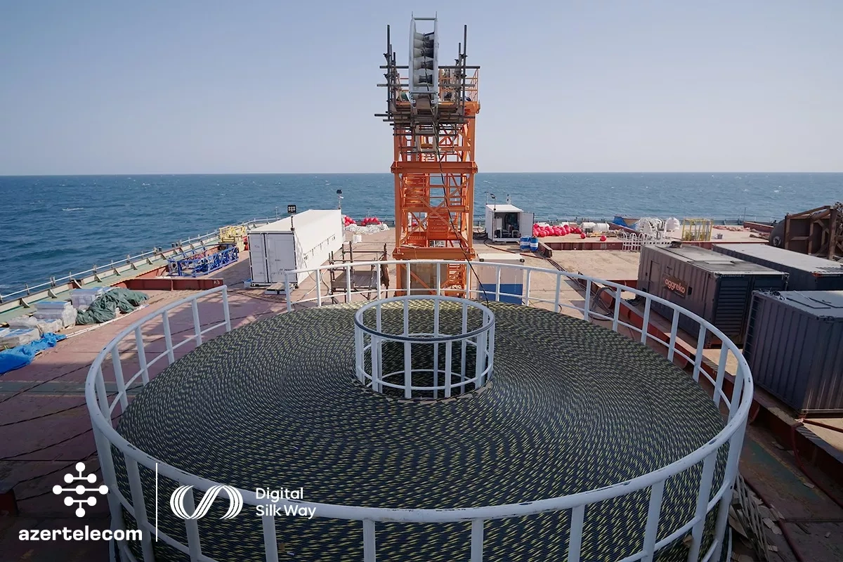 First Trans-Caspian fiber-optic cable completed, linking Europe, Asia PHOTO