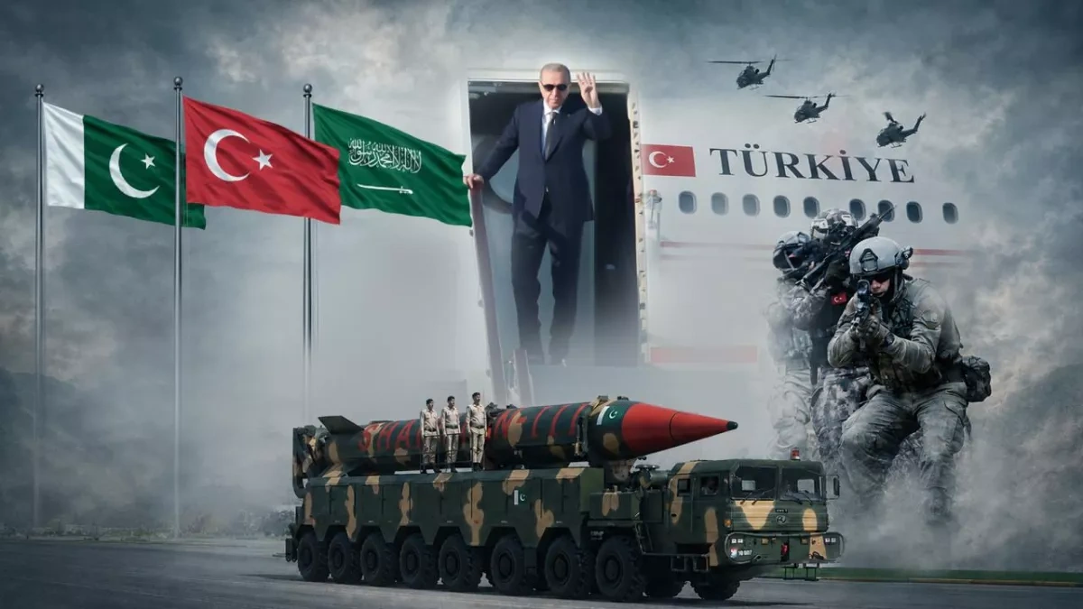 Turkish president arrives in Saudi Arabia for defence pact signing VIDEO