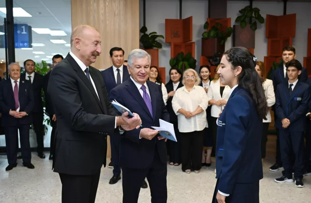 Azerbaijani, Uzbek leaders open Nizami Ganjavi National Pedagogical University in Tashkent PHOTO