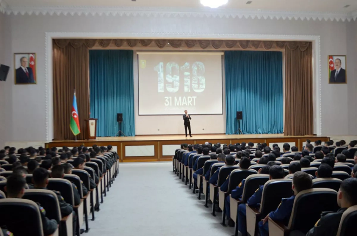 Army holds commemorative events to mark day of Genocide of Azerbaijanis Photo