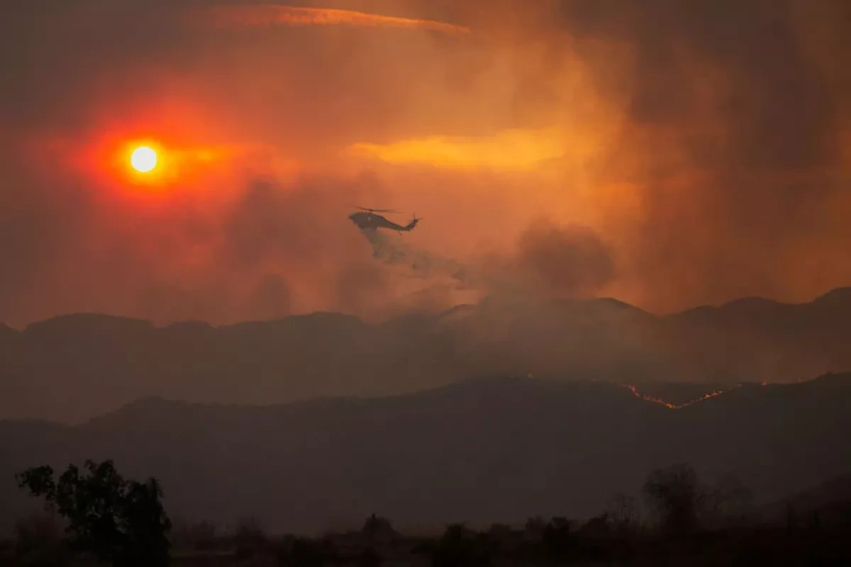 Major wildfire sweeps across southwestern France