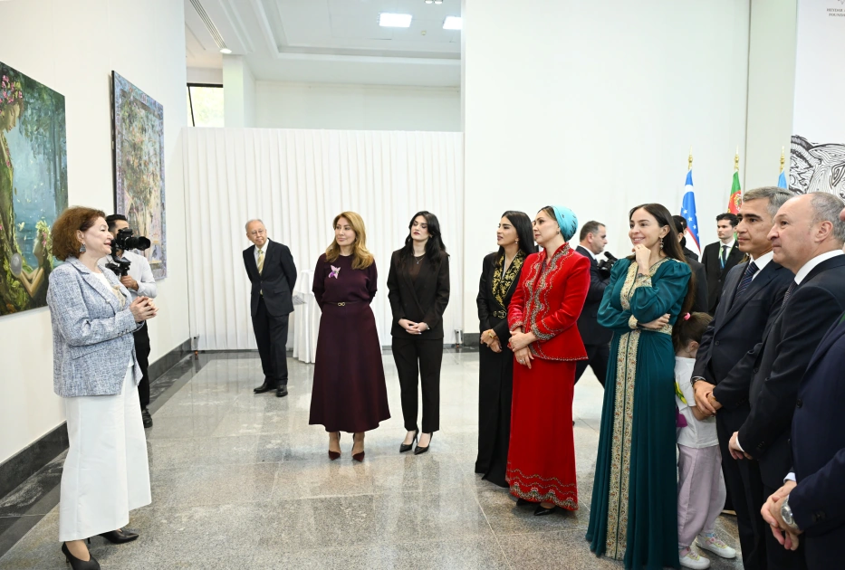 Heydar Aliyev Foundation VP Leyla Aliyeva attends opening of MAMA “Mother Nature” international art exhibition in Ashgabat (PHOTO)