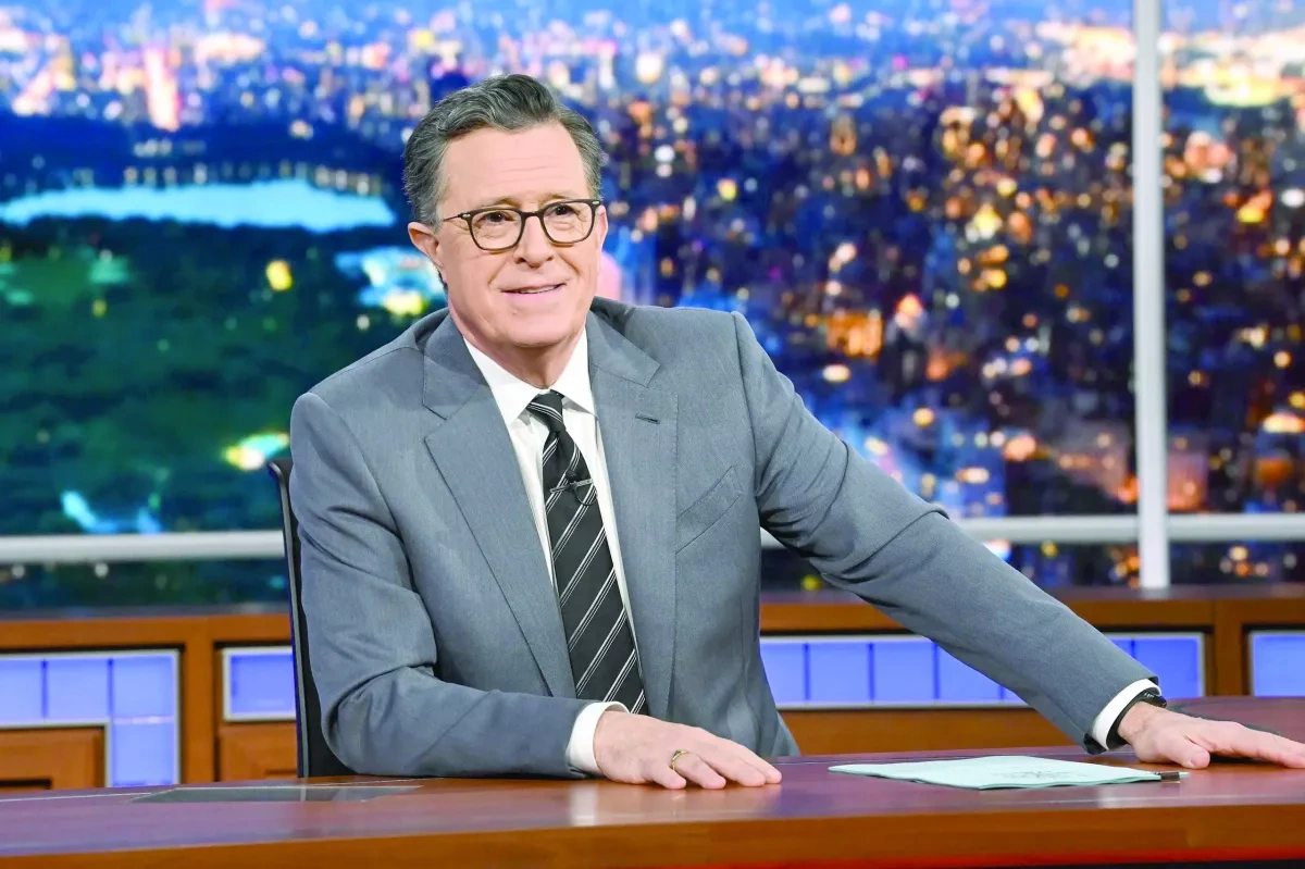 Stephen Colbert joins "The Lord of the Rings" film as writer with his son