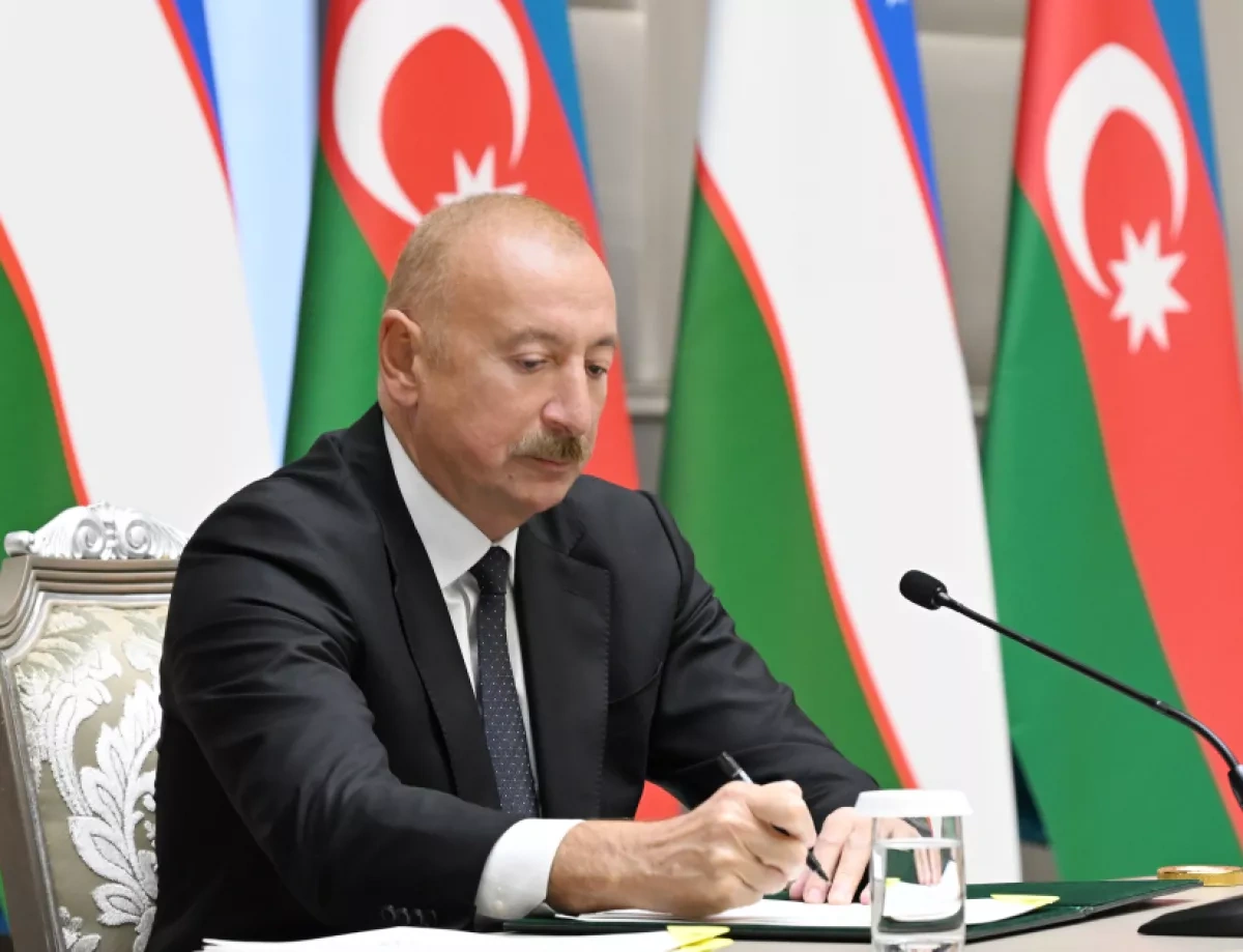 Azerbaijan, Uzbekistan sign bilateral documents in Tashkent PHOTO
