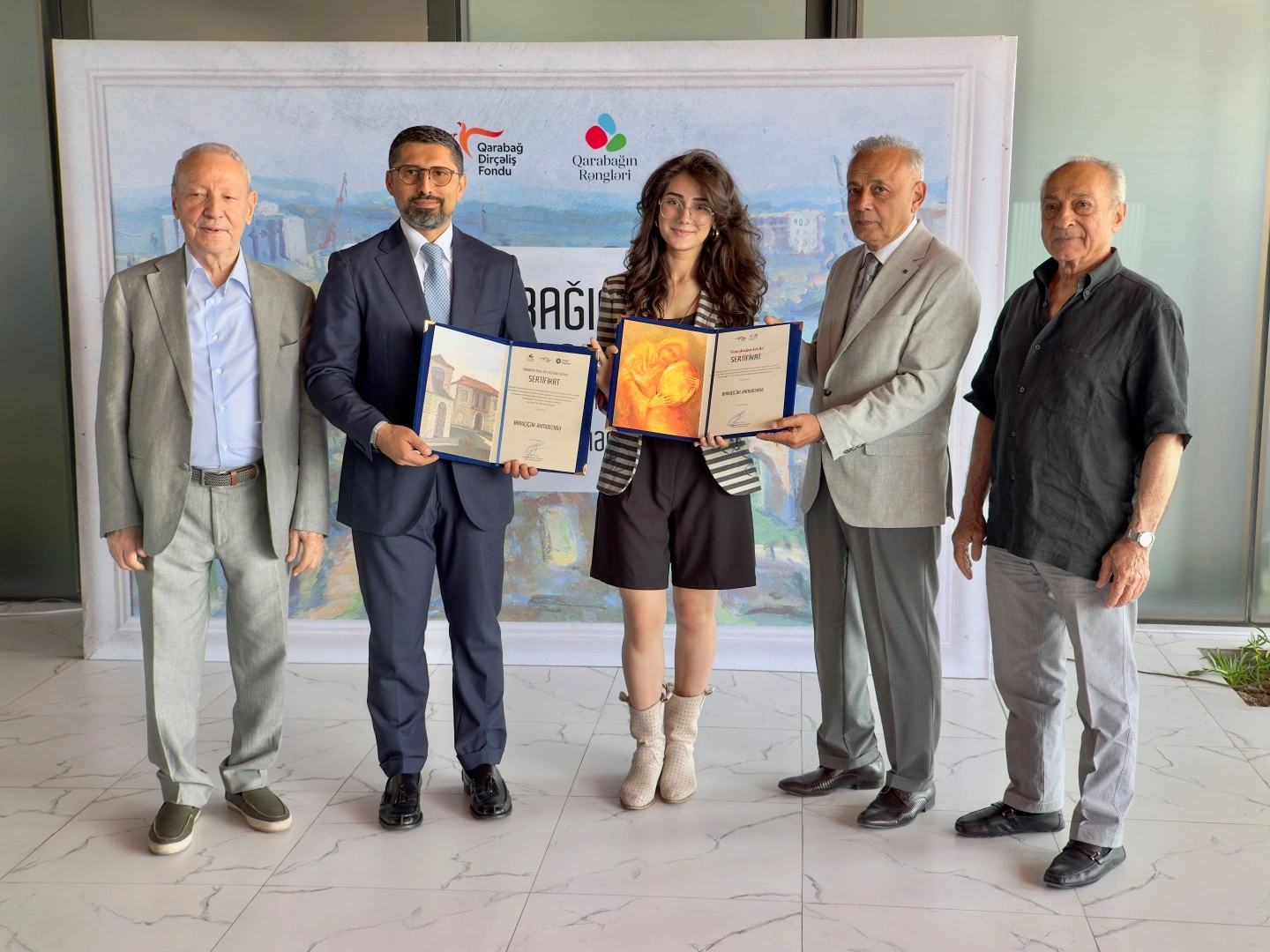 KRF Awards Young Artists Participating in the “Colors of Karabakh” (2026) Project (PHOTO)
