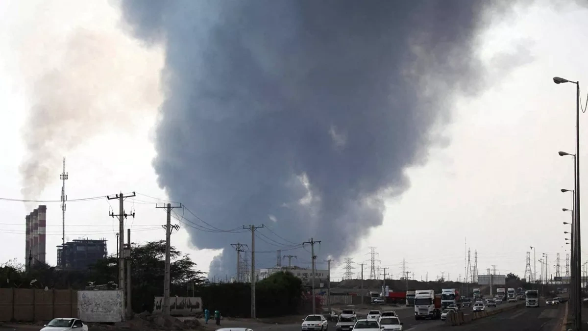 Teaching hospital in Iran's Bushehr hit by missile and bomb attacks