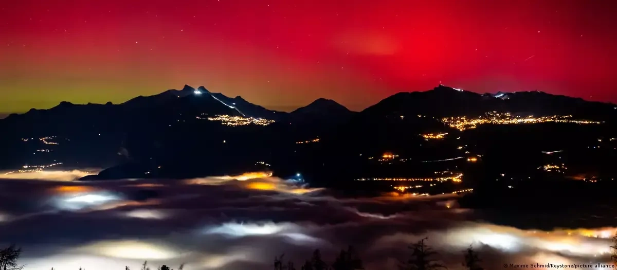 Rare solar storm lights up skies across parts of Europe, North America