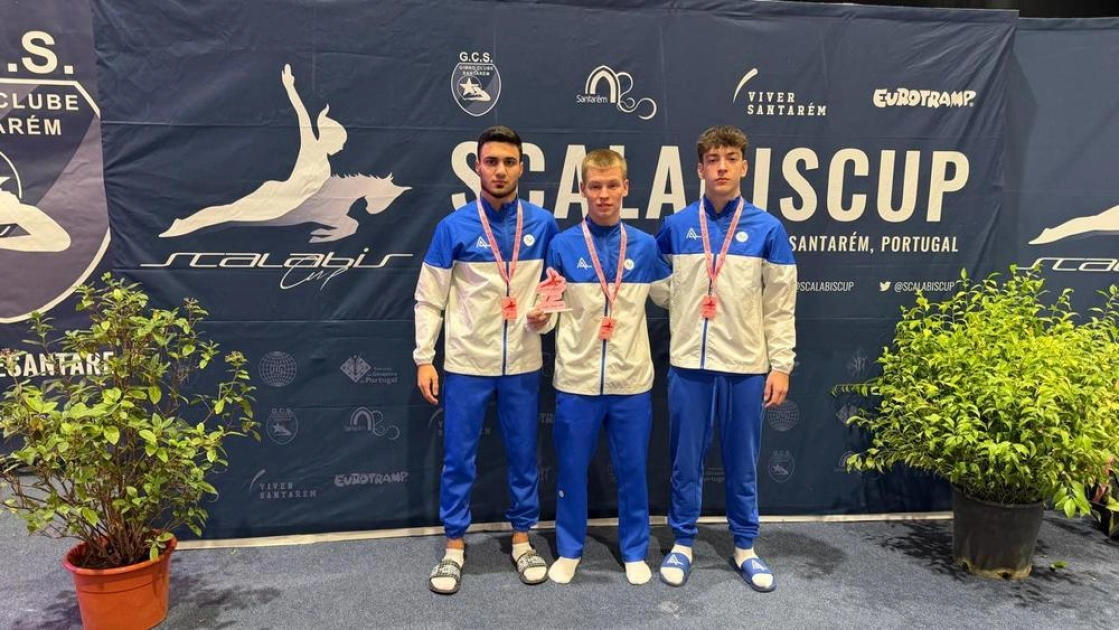 Azerbaijani gymnasts complete international tournament with 12 medals (PHOTO)