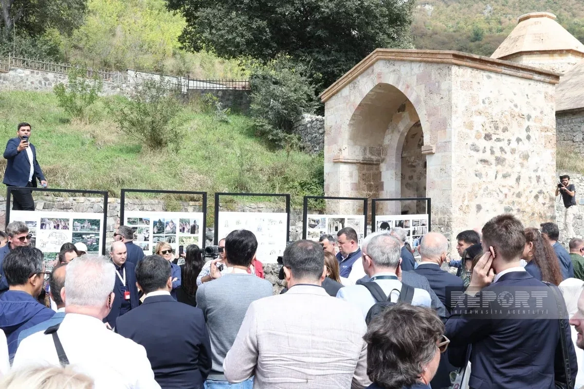 Foreign diplomats visit Khudavang monastery in Azerbaijan’s Kalbajar PHOTO