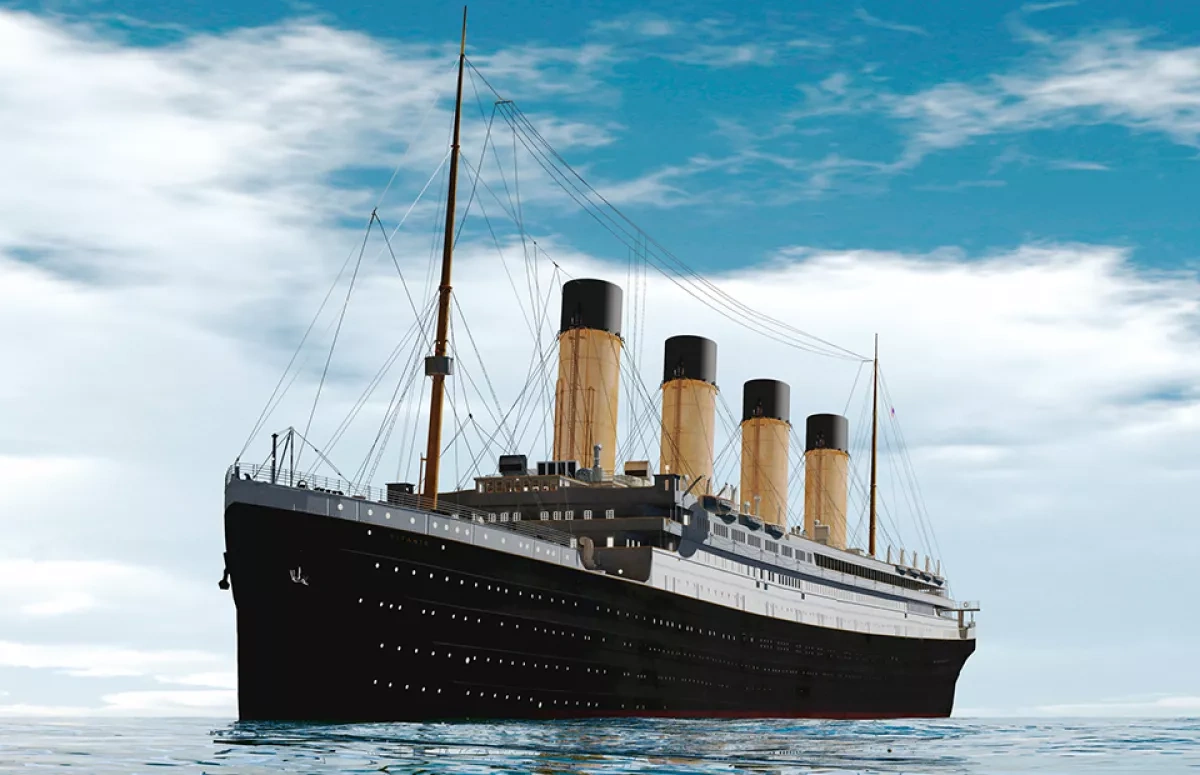Baku advances construction of mystery vessel resembling Titanic PHOTO