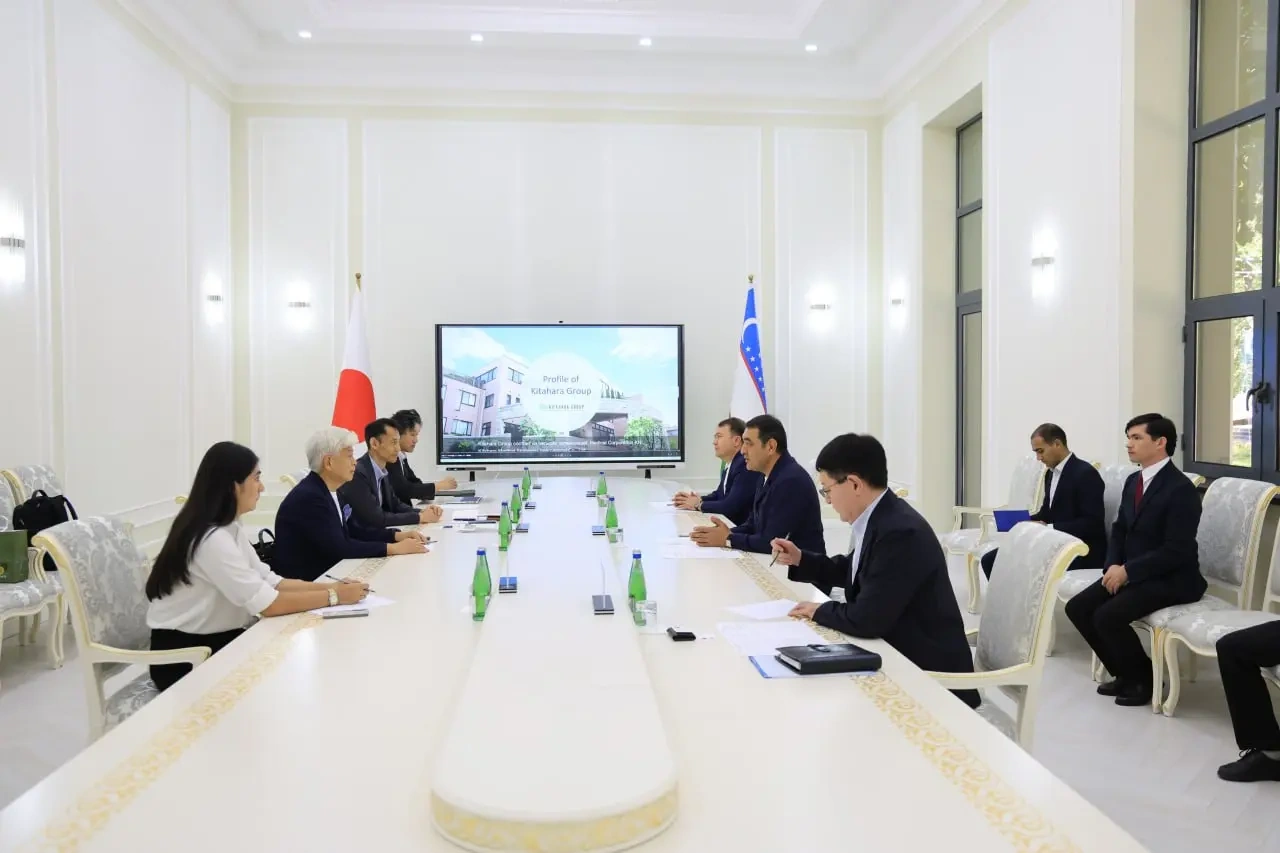 Uzbekistan explores healthcare partnership with Japan's Kitahara Medical