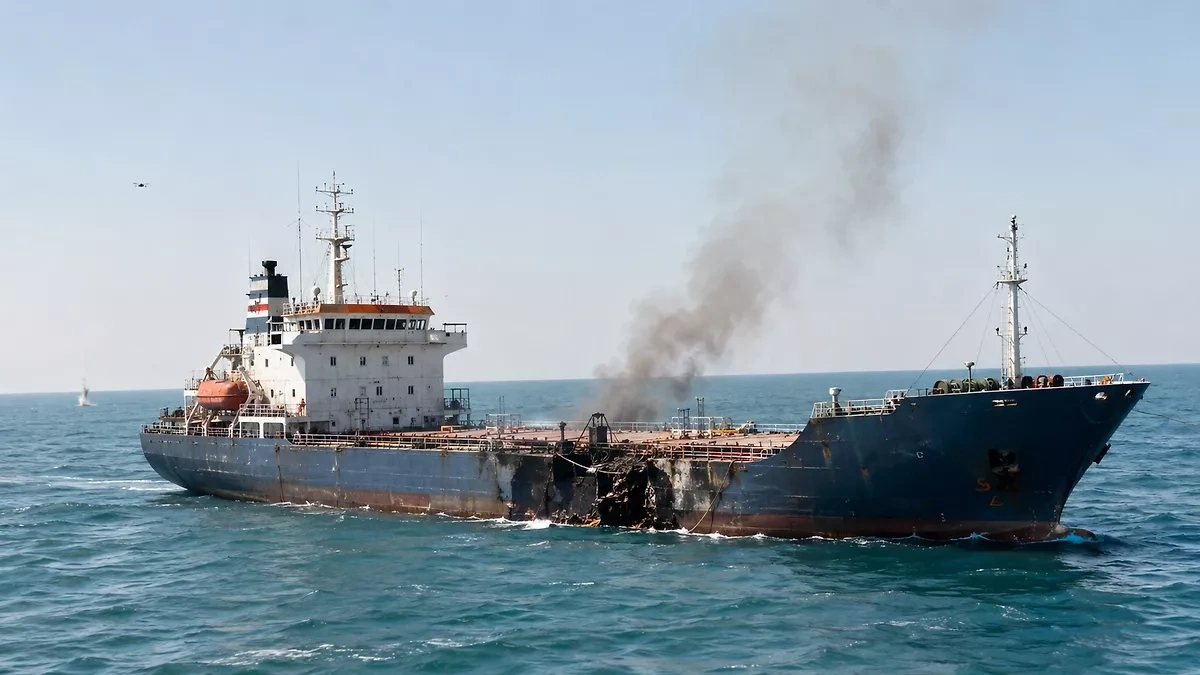 Iranian envoy denies military cargo aboard vessel hit in Caspian Sea
