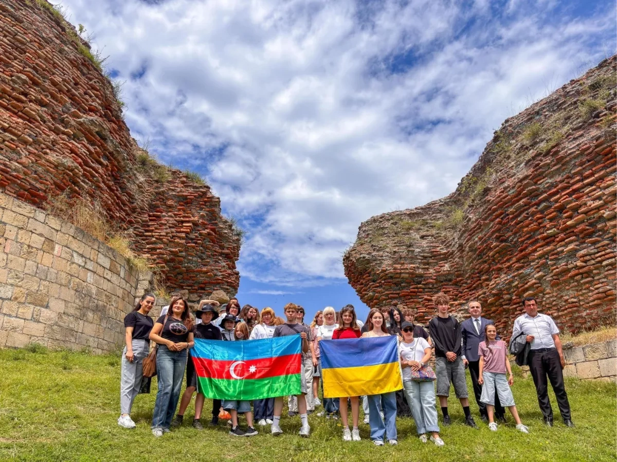 Rehabilitating Ukrainian children tour Azerbaijan's Gabala, Sheki regions PHOTO