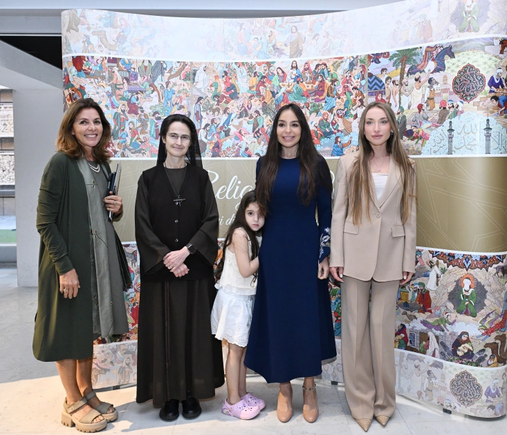 Leyla Aliyeva and Alena Aliyeva attend opening of exhibition of Azerbaijani carpets at Holy See (PHOTO)