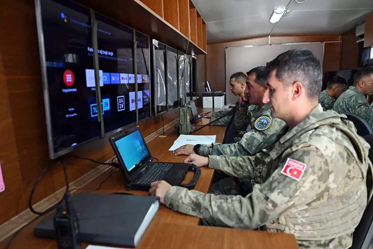 Azerbaijan, Türkiye, Uzbekistan militaries hold command-staff drills PHOTO