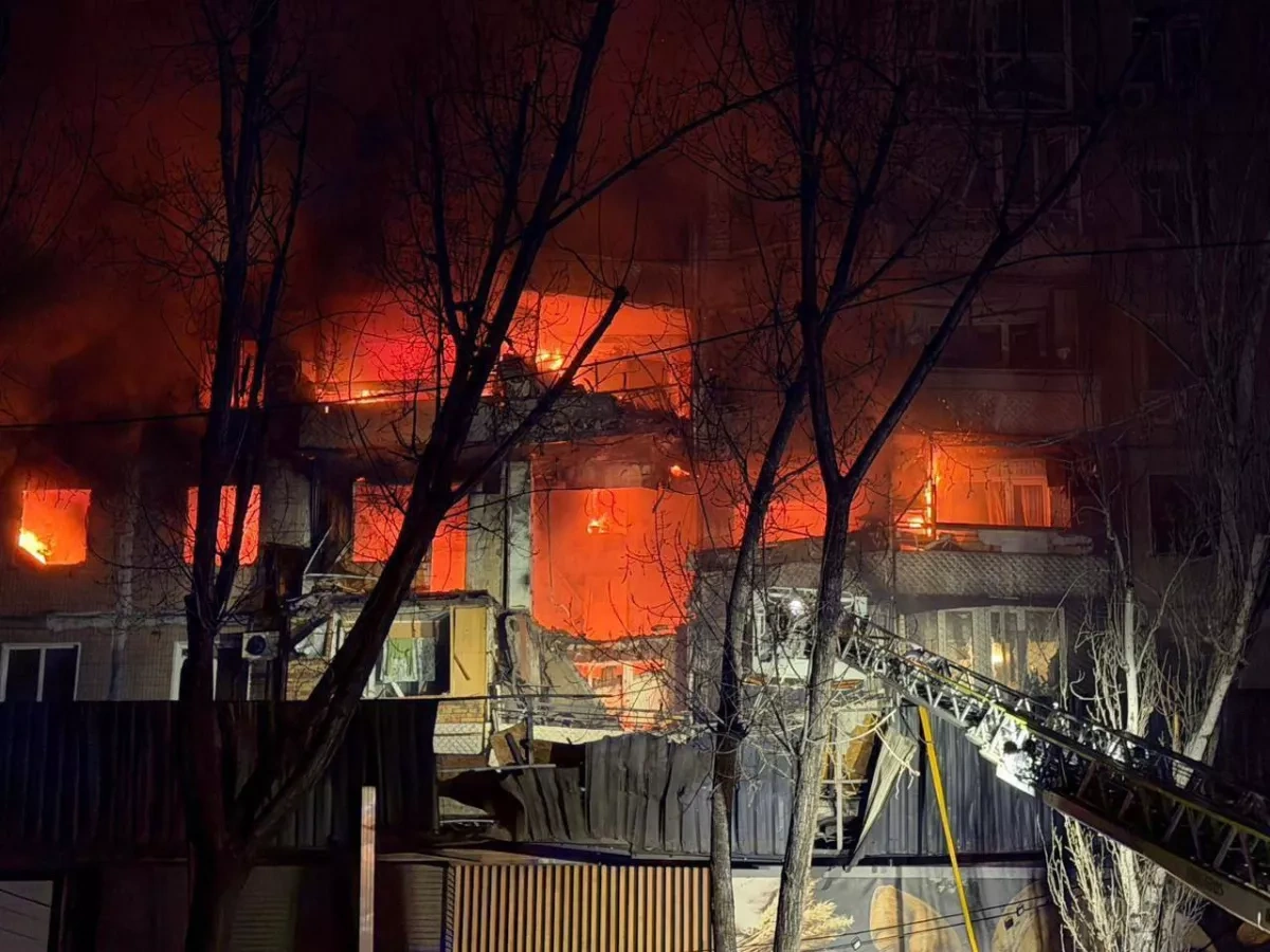 Russian massive attack on Ukraine's Odesa injures 22 PHOTO