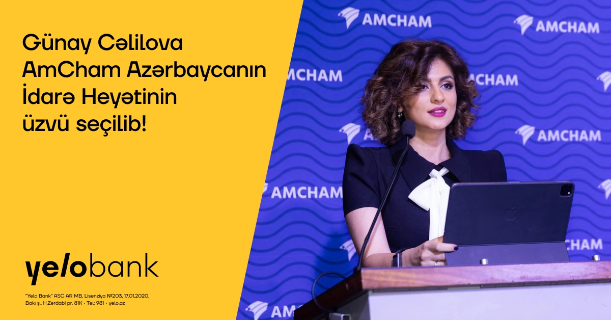 Gunay Jalilova elected as Board Member of AmCham Azerbaijan