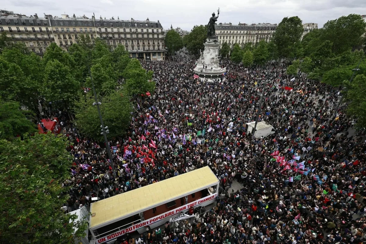 Workers across France stage protests over pay, rising costs