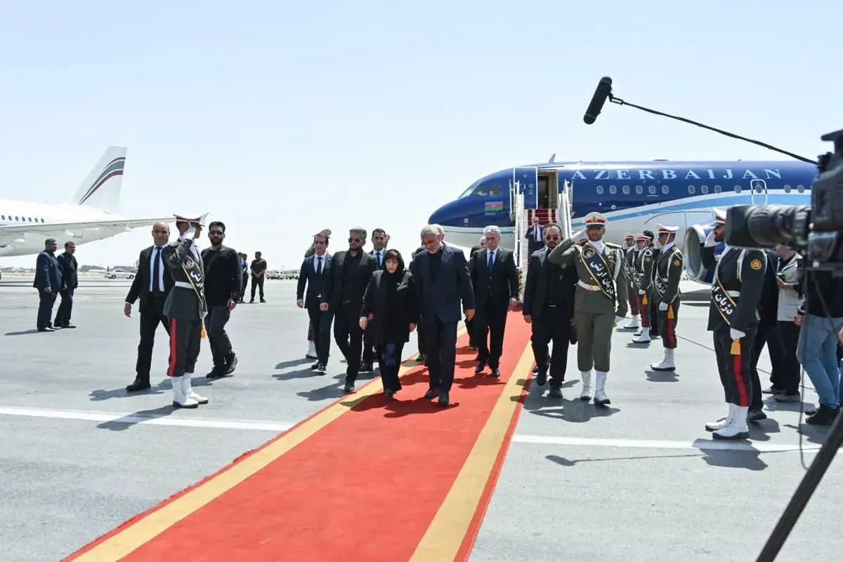 Top Azerbaijani officials attend farewell ceremony for Iran's late Supreme Leader PHOTO