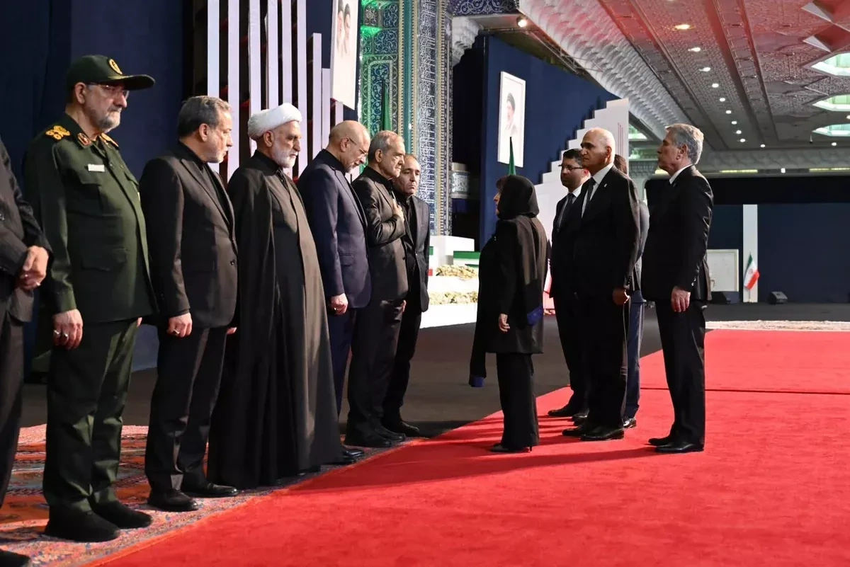 Top Azerbaijani officials attend farewell ceremony for Iran's late Supreme Leader PHOTO