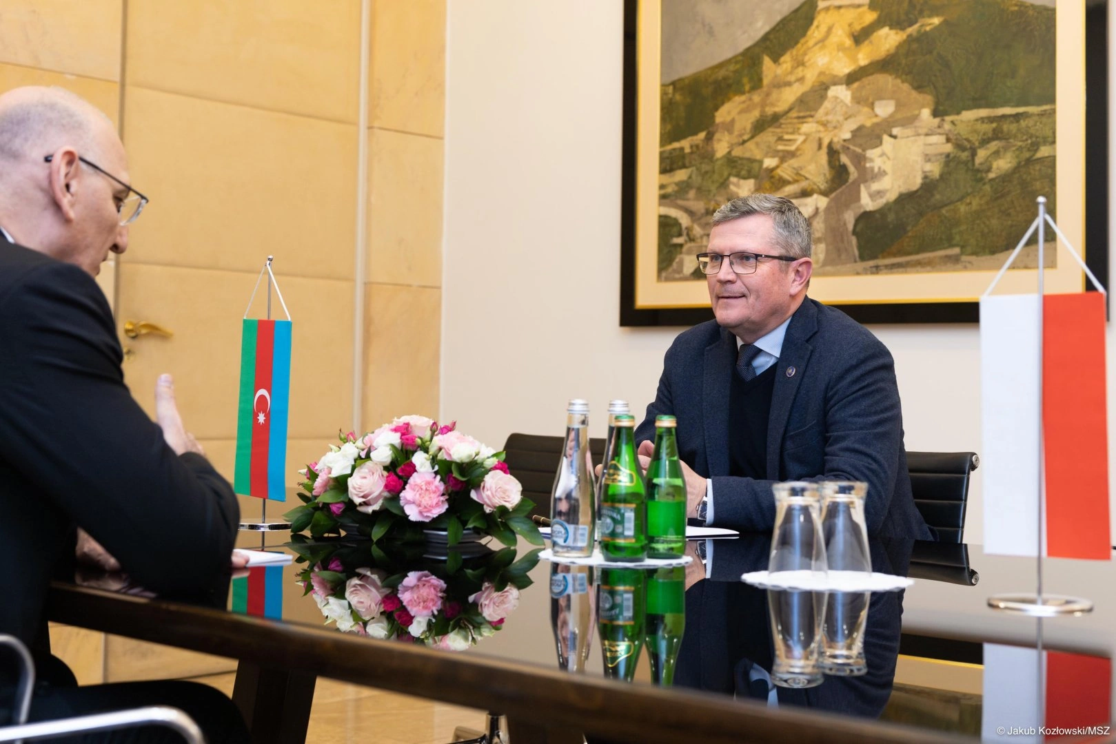 Azerbaijan's Presidential envoy makes working visit to Poland (PHOTO)